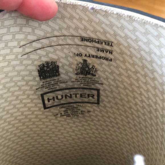 Hunter original tall black boots - Picture 4 of 4